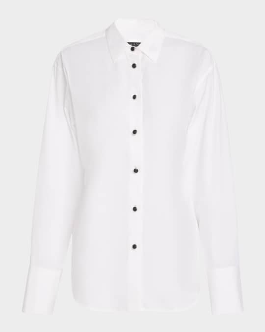 Eve Tie-Back Poplin Shirt