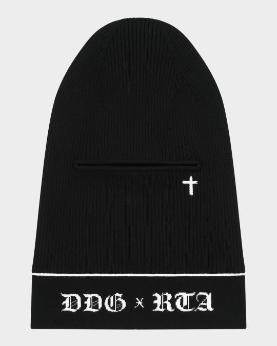 RTA x DDG Men's Jay Ribbed Balaclava | Neiman Marcus