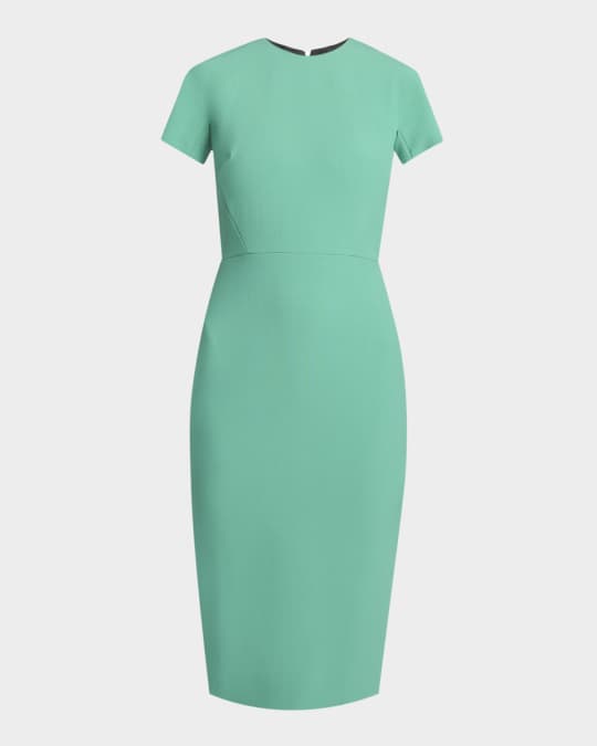 ワンピース VICTORIA BECKHAM GREY GREEN WOOL BLEND MIDI DRESS Victoria Beckham Grey green wool blend midi dress | TheDoubleF