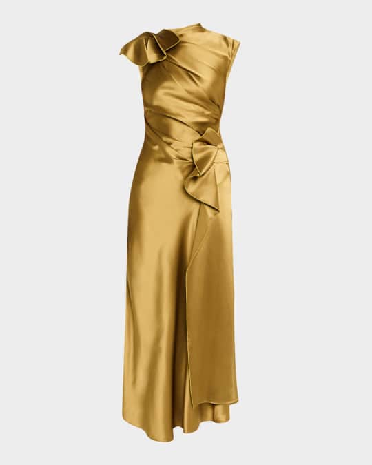 slim fit dress slacks Acler Westover Dress – Borrowed From main image 0