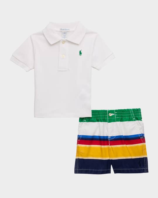Ralph Lauren Childrenswear Boy's Cotton Mesh Polo Shirt Ralph Lauren Childrenswear Boy's Cotton Mesh Polo Shirt