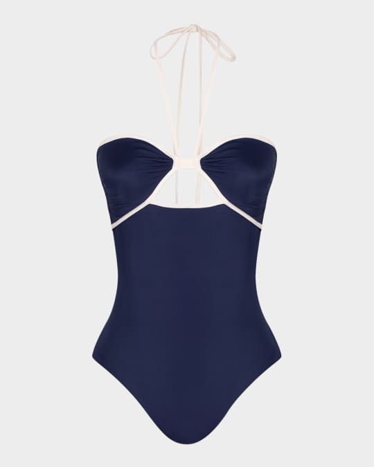 Johanna Ortiz Sea Salt One-Piece Swimsuit | Neiman Marcus