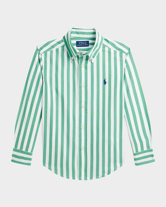 Boy's Striped Sport Shirt, Size 2-7