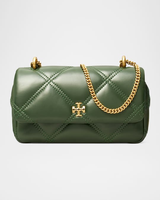 Kira Mini Diamond Quilted Leather Crossbody Bag Tory Burch Kira