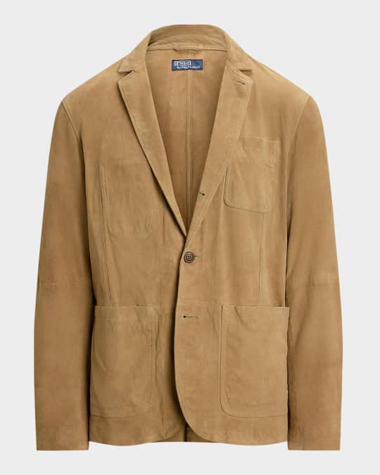 Polo Ralph Lauren Men's Suede Jacket - Macy's