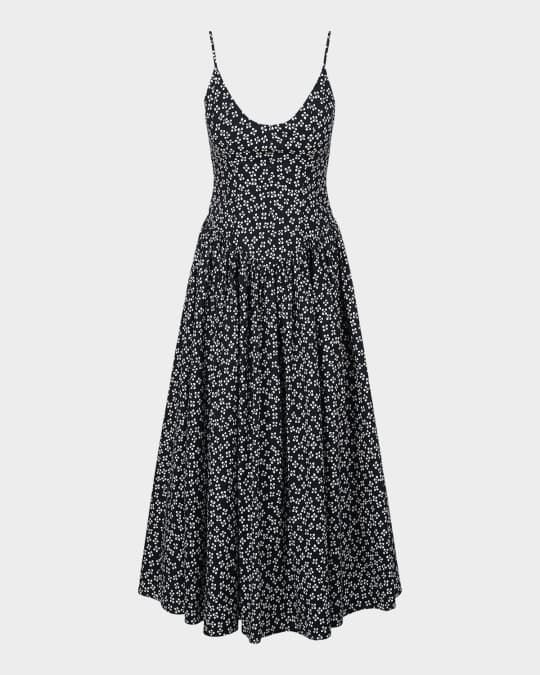 Dena Poplin Midi Dress