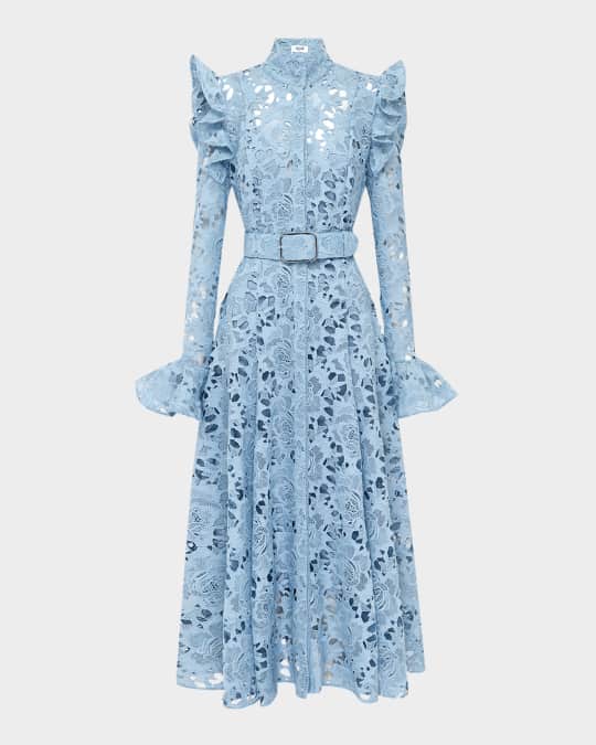 【Leo Lin】Butterfly Sleeve Midi Dress Leo Lin Dresses | Designer Midi & Maxi Dresses | Coveti