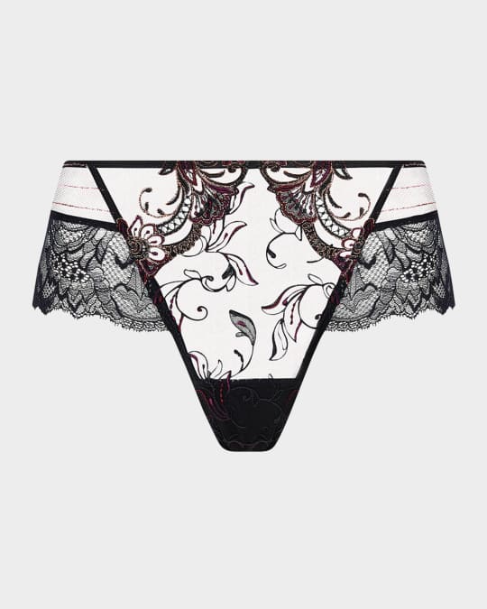 Charme Secret Embroidered Lace Boyshorts