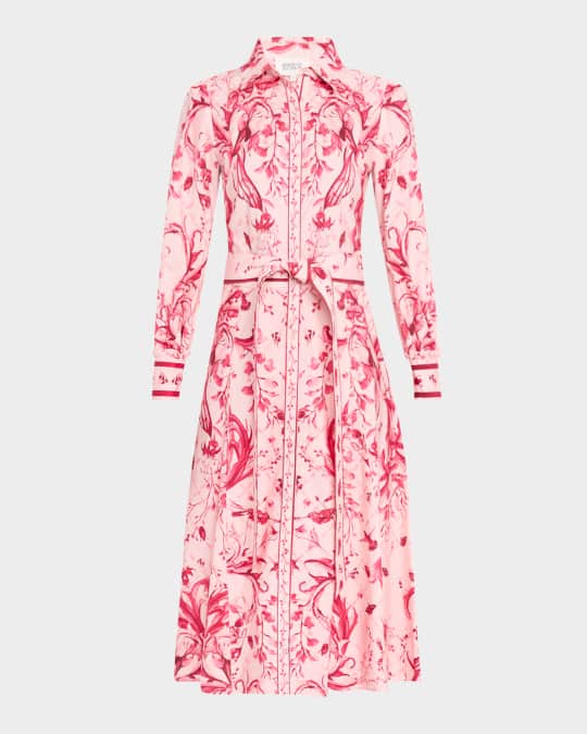 knee length dresses for ladies Rose Pink Deep V-Neck Fitted Gown main image 0
