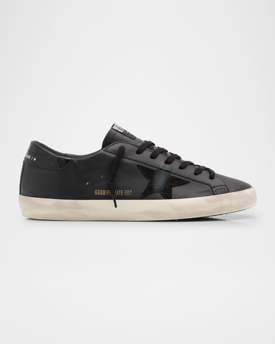 Golden Goose Men's Super-Star Low-Top Leather Sneakers | Neiman Marcus
