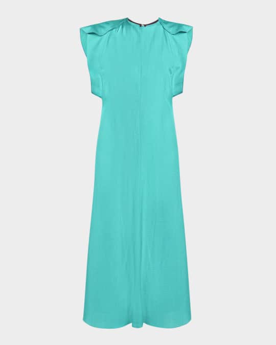 値下げ】Victoria Beckham ミントグリーン ミディワンピース