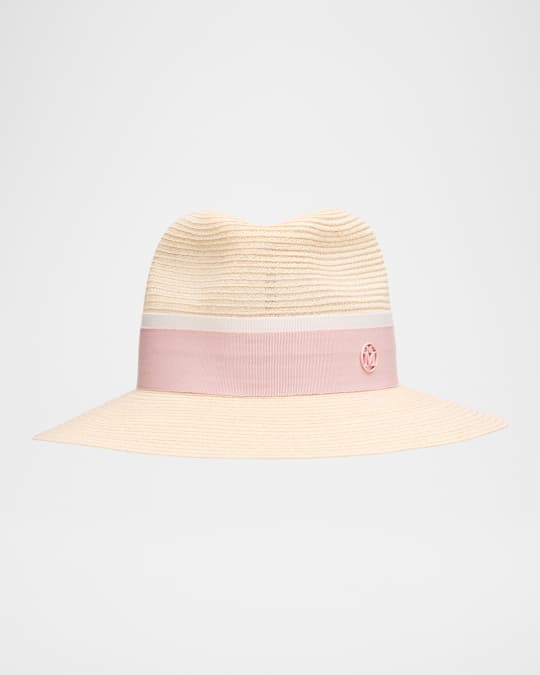 Maison Michel Henrietta Straw Fedora Neiman Marcus