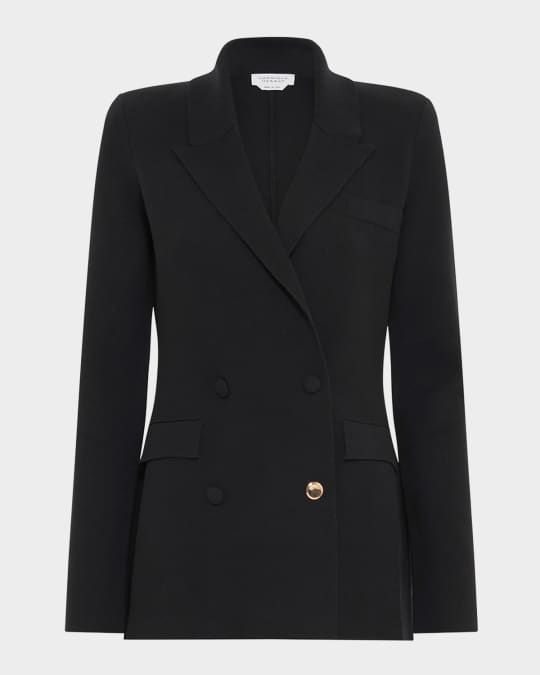Bowen Double-Breasted Knit Jacket