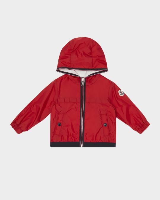 Moncler Boy's Anton Rain Jacket, Size 6M-3 | Neiman Marcus