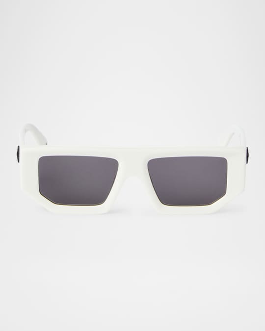 Off-White Men's Vancouver Acetate Rectangle Sunglasses | Neiman Marcus