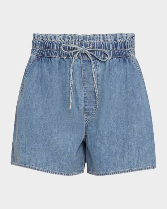 Wilder Drawstring Denim Shorts