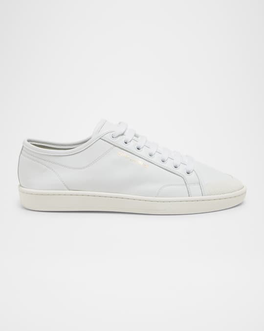 Saint Laurent Gym Leather Low-Top Sneakers | Neiman Marcus