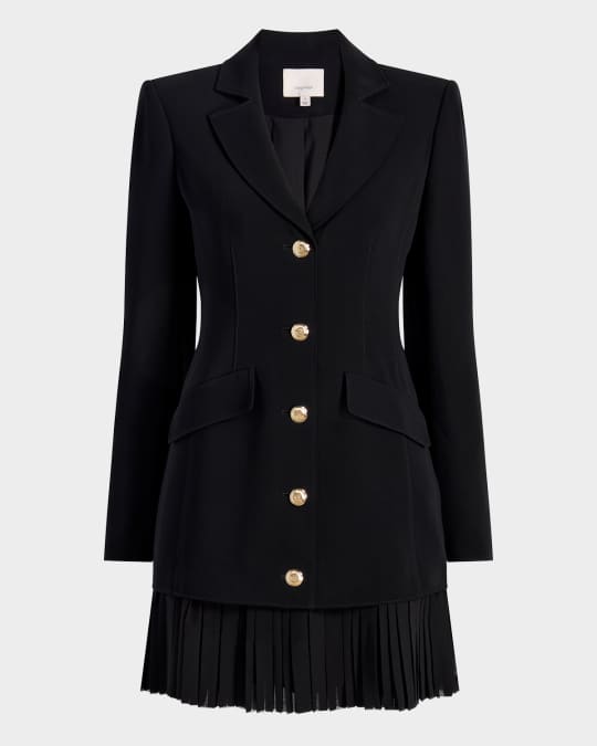 Regan Long-Sleeve Mini Dress