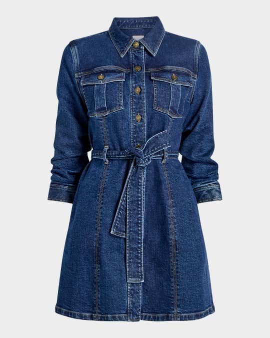 Clea Denim Shirtdress