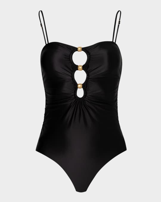 Keyhole One-Piece Swimsuit