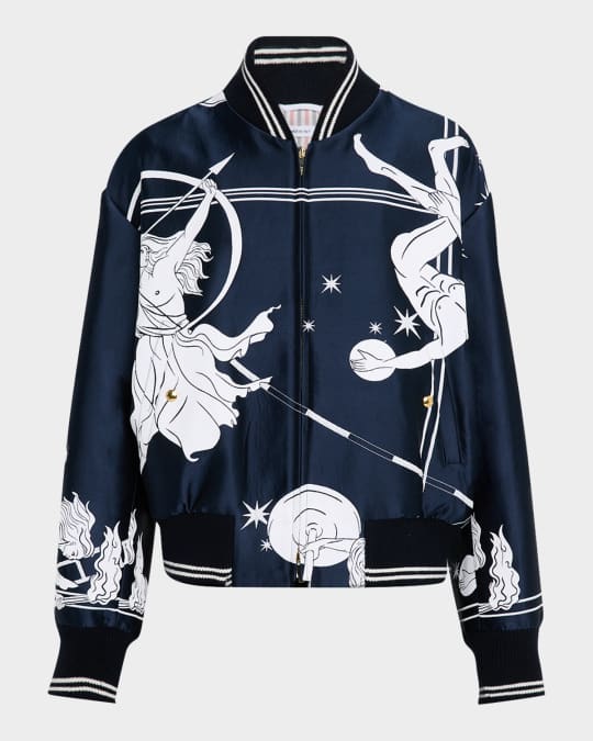 Thom Browne Men's Olympic Constellation Blouson Jacket | Neiman Marcus