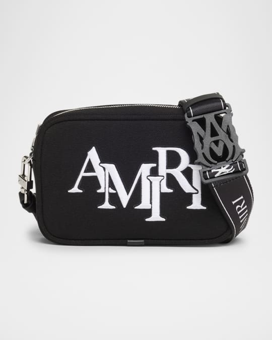 関税送料込【AMIRI】ロゴ刺繍 スタッズ メッセンジャーバッグ 関税送料込【AMIRI】ロゴ刺繍 スタッズ メッセンジャーバッグ