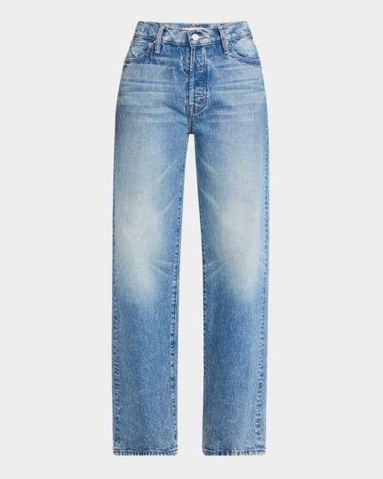 MOTHER The Dodger Button Sneak Jeans | Neiman Marcus