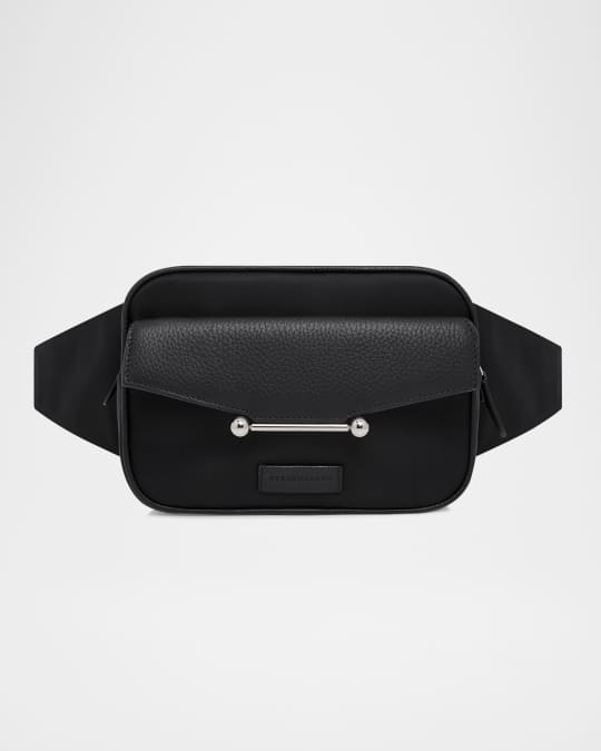 STRATHBERRY Mosaic Nylon and Leather Belt Bag | Neiman Marcus