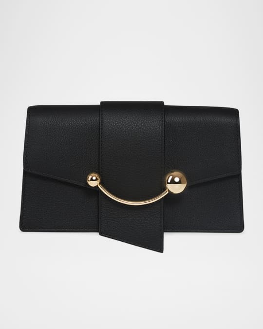 Crescent Mini Leather Shoulder Bag