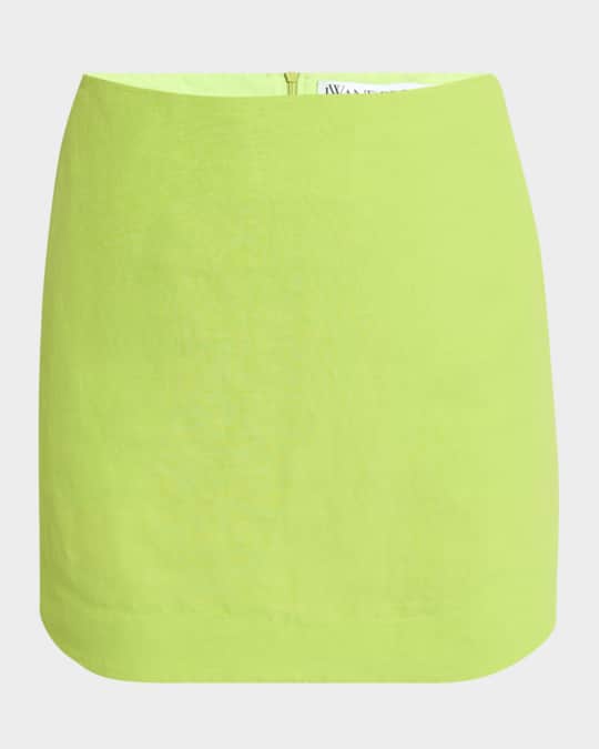 【送料&関税込】J.W. Anderson Curved Hem Mini Skirt JW Anderson Curved-Hem Mini Skirt | Neiman Marcus