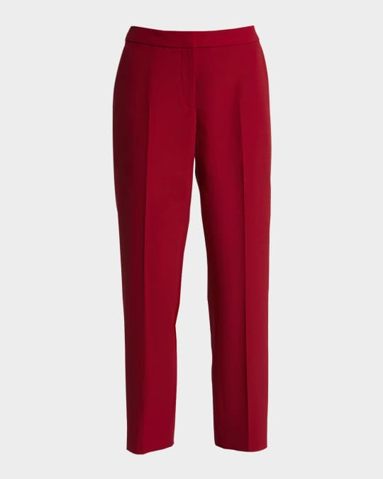 Poumas Straight Leg Wool Trousers