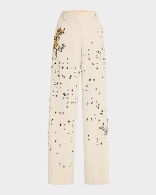 パンツ Dries Van Noten 25ss Embellished pants Embellished pants - Spring-Summer Men | Dries Van Noten