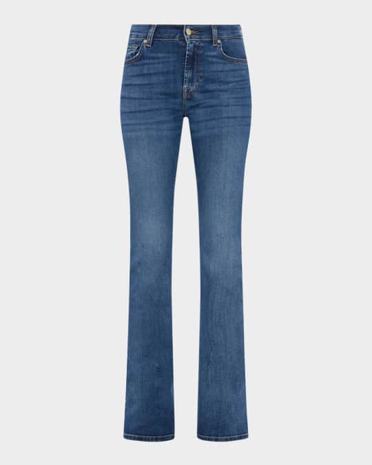 Mid-Rise Bootcut Jeans