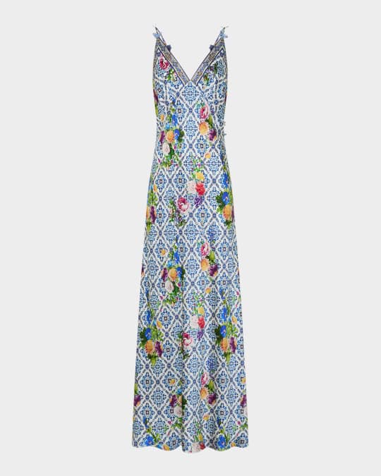 オールインワン・サロペット Camilla Wall To Wall Wonders Maxi Dress Camilla Wall to Wall Wonders V-Neck Maxi Bias Slip Dress