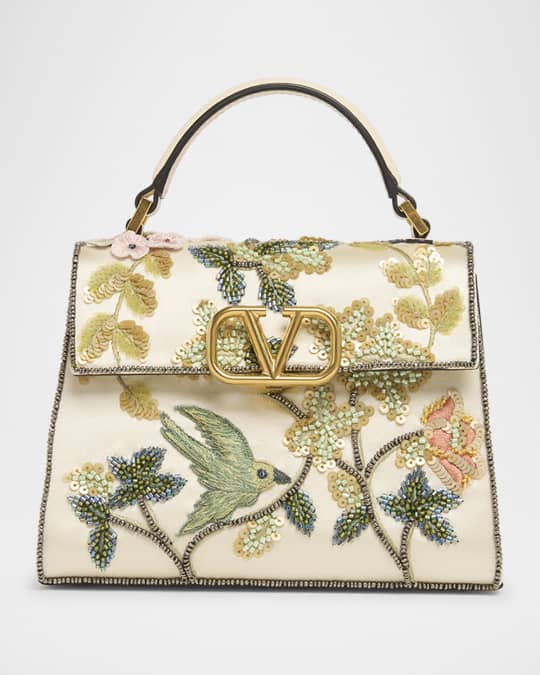 ☆VALENTINO☆VSLING トート ショルダーバッグ 正規品 VSling Small jacquard tote bag in multicoloured - Valentino