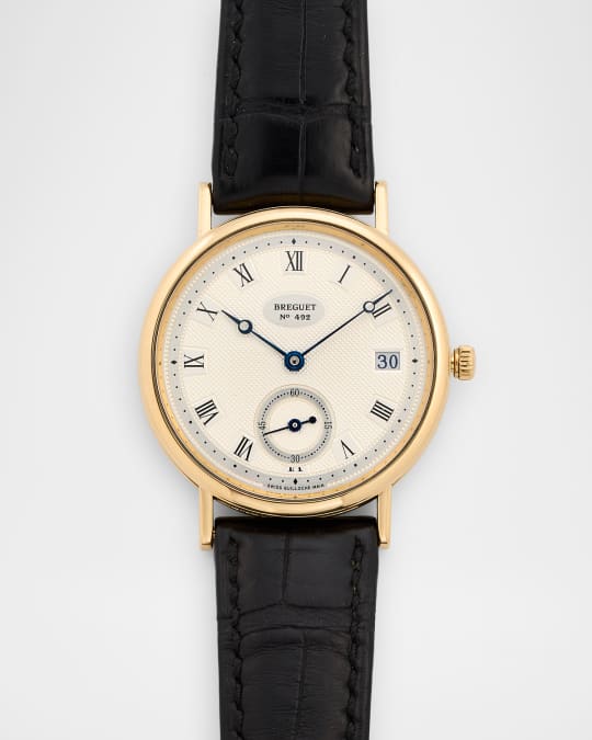 Breguet 18K Yellow Gold Classique 34mm Vintage 1990s Watch 