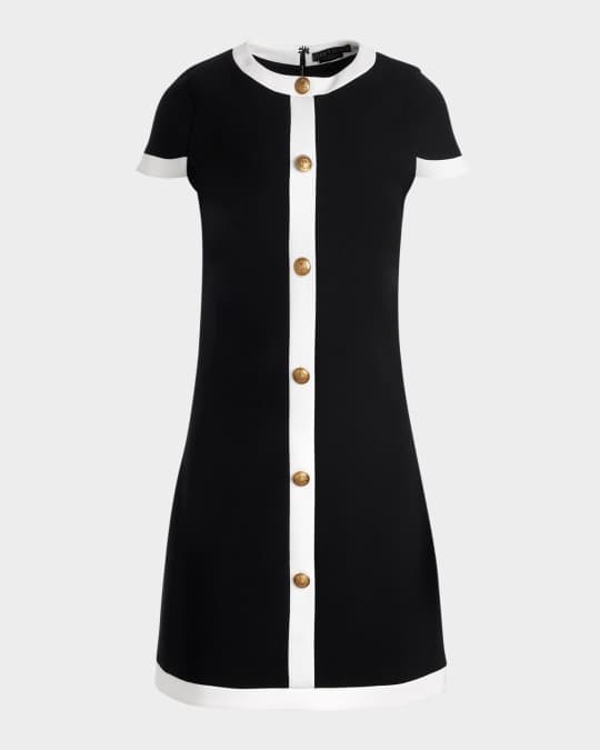 Coley Button-Front Mini Dress