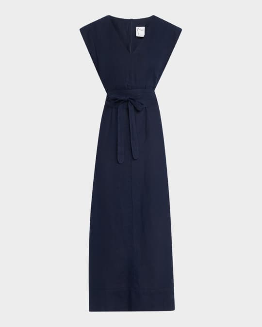 chinese dress ladies Finley Pointelle Knit Maxi Dress / Cornflower Blue | Meshki