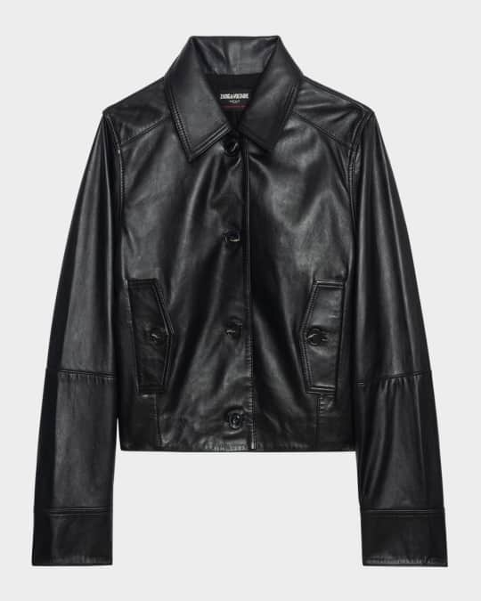 Zadig & Voltaire Liston Leather Jacket | Neiman Marcus