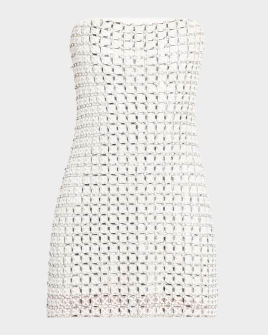 Harper Beaded Strapless Mini Dress