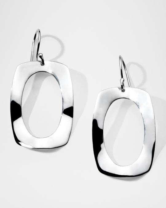Ippolita 925 Classico Rounded Rectangle Wavy Frame Earrings | Neiman Marcus
