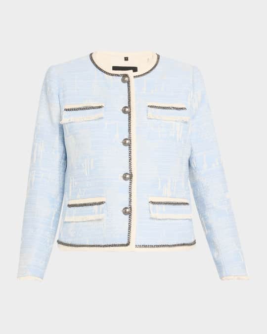 Lark Fringed Chain-Trim Jacket
