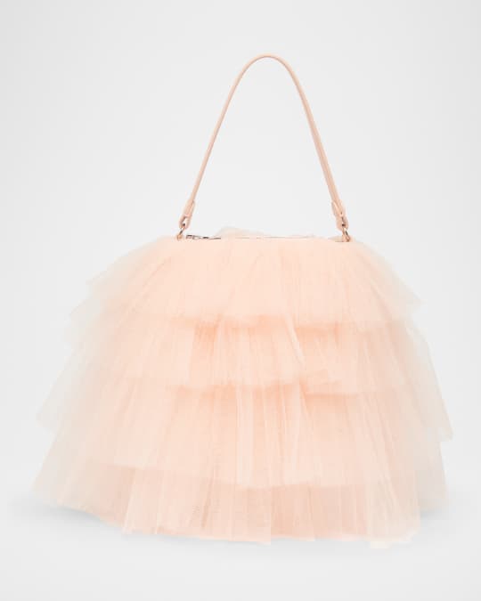 Simone Rocha Mini Frilly Tutu Top-Handle Bag | Neiman Marcus