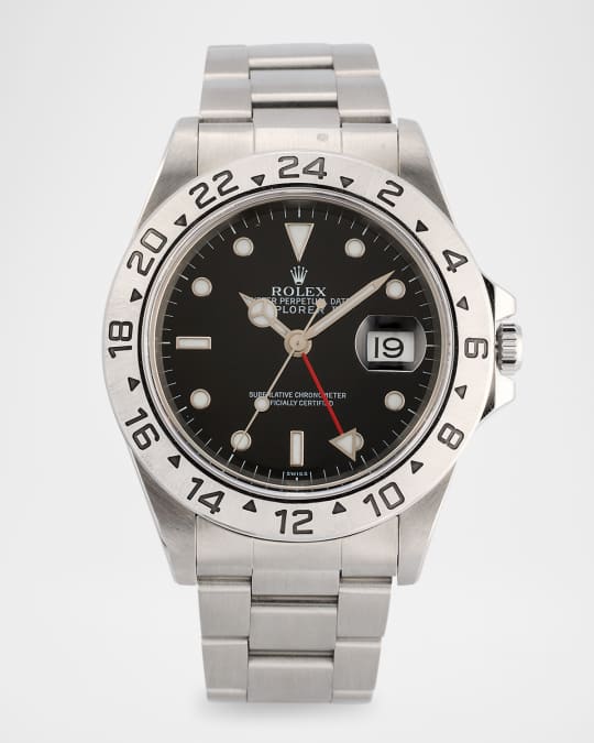 Rolex Stainless Steel Explorer II 40mm Vintage 1998 Watch