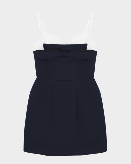 Double Bow Sling Mini Dress