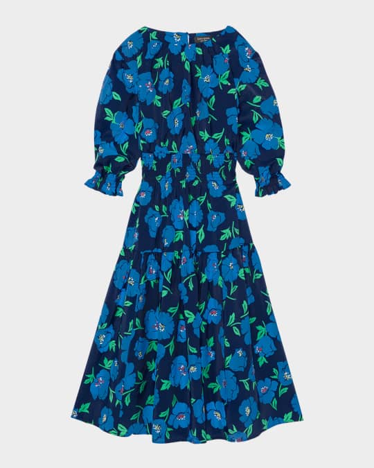 kate spade new york springtime blooms floral-print midi dress | Neiman  Marcus