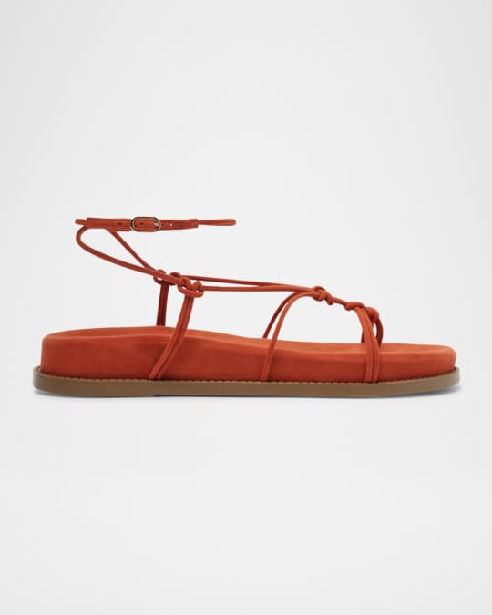 Calabria Strappy Suede Sporty Sandals