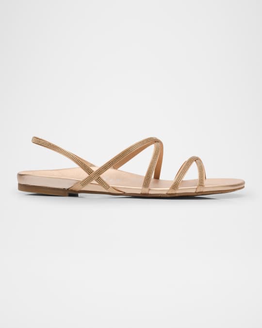 Pedro Garcia Bera Crystal Strappy Sandals | Neiman Marcus