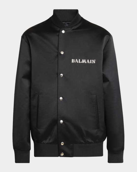 Men's Galaxy Satin Bomber Jacket