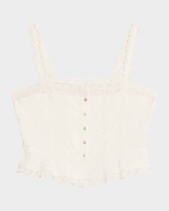 Vietta Lace-Trim Cami